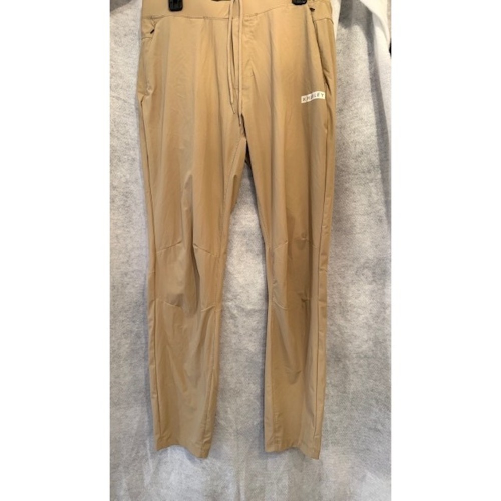 Hurley Tan Khaki Chino Jogger Pants Casual Travel‎ Comfort Mens XL